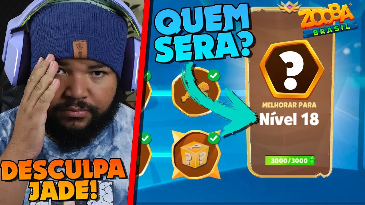 MEU PRIMEIRO PERSONAGEM NV 18 QUEM FOI O ESCOLHIDO? ZOOBA: Jogo de Batalha Animal