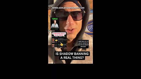 IS SHADOW BANNING A REAL THING? #shadowban #shadowbanned