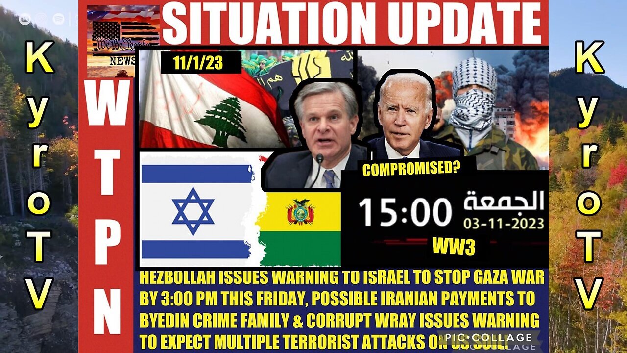 Situation Update - November 1, 2023 (edited version)