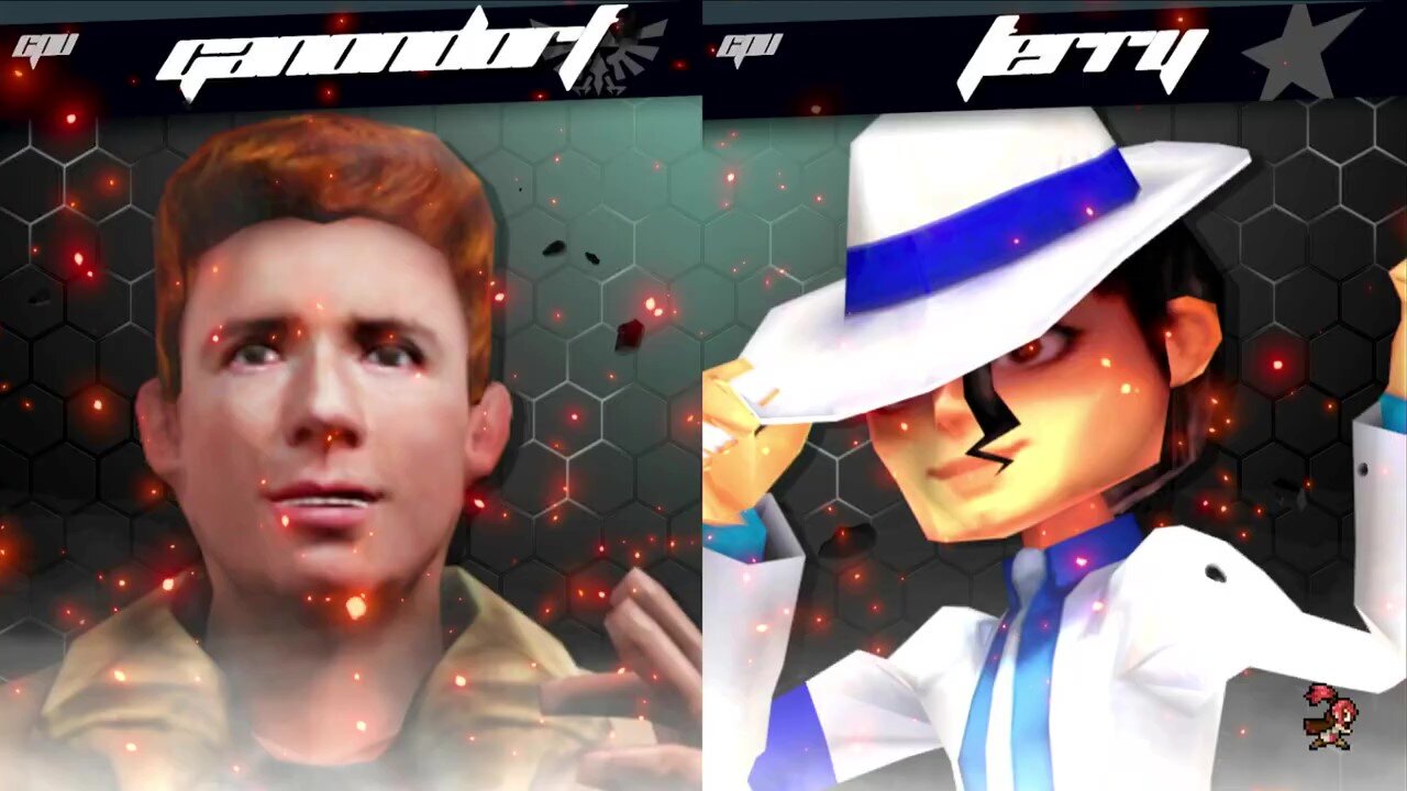 Smash Bros Mods - Michael Jackson Vs Rick Astley