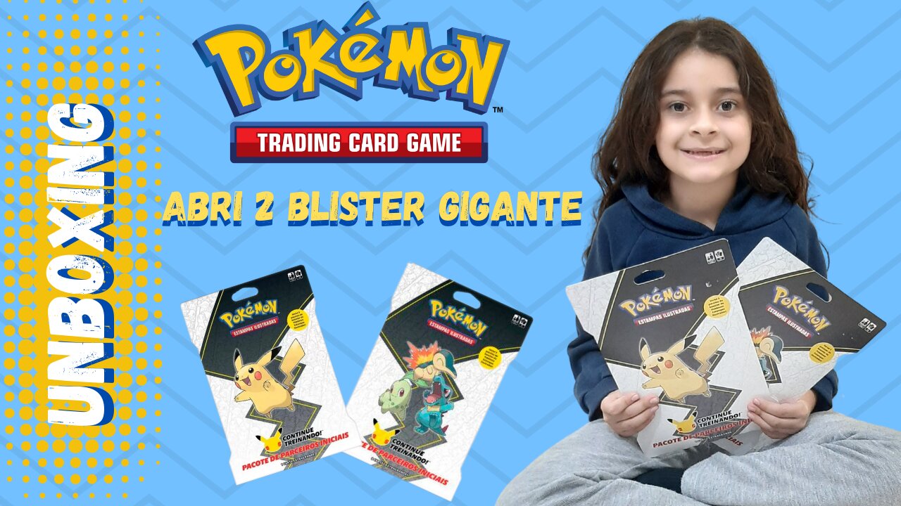 ABRI 2 BLISTER GIGANTE / CELEBRAÇÕES 25 ANOS / POKEMON TCG