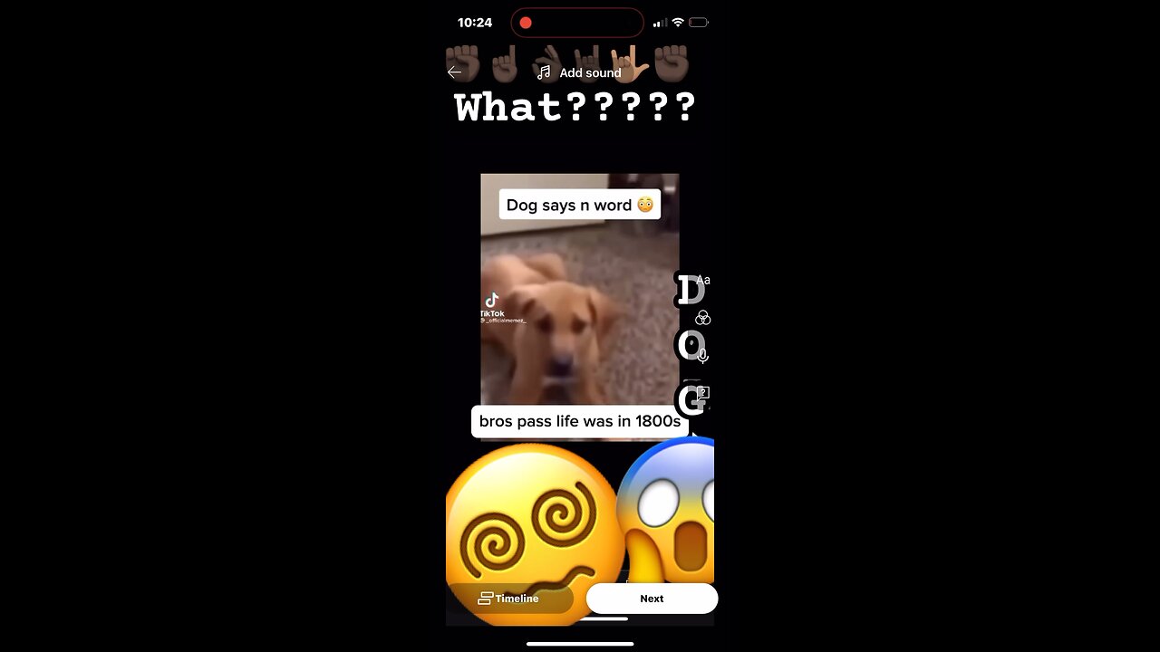 dog says N word accidentally