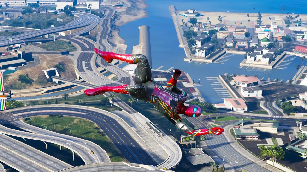 GTA 5Spiderman Epic Jumps Ragdolls Stunts & Fails Episode 93 (Euphoria Ragdolls)