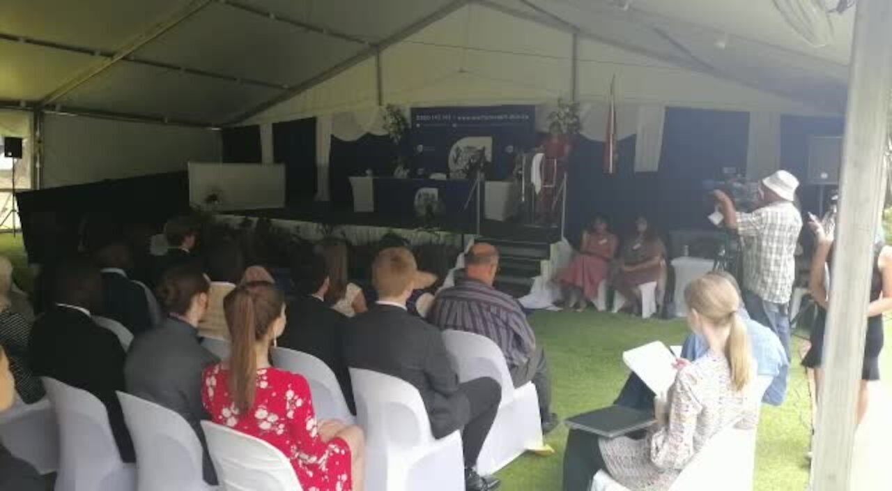 SOUTH AFRICA - Cape Town - Minister entertains top performing matrics at Leeuwenhof (Video) (Jfa)