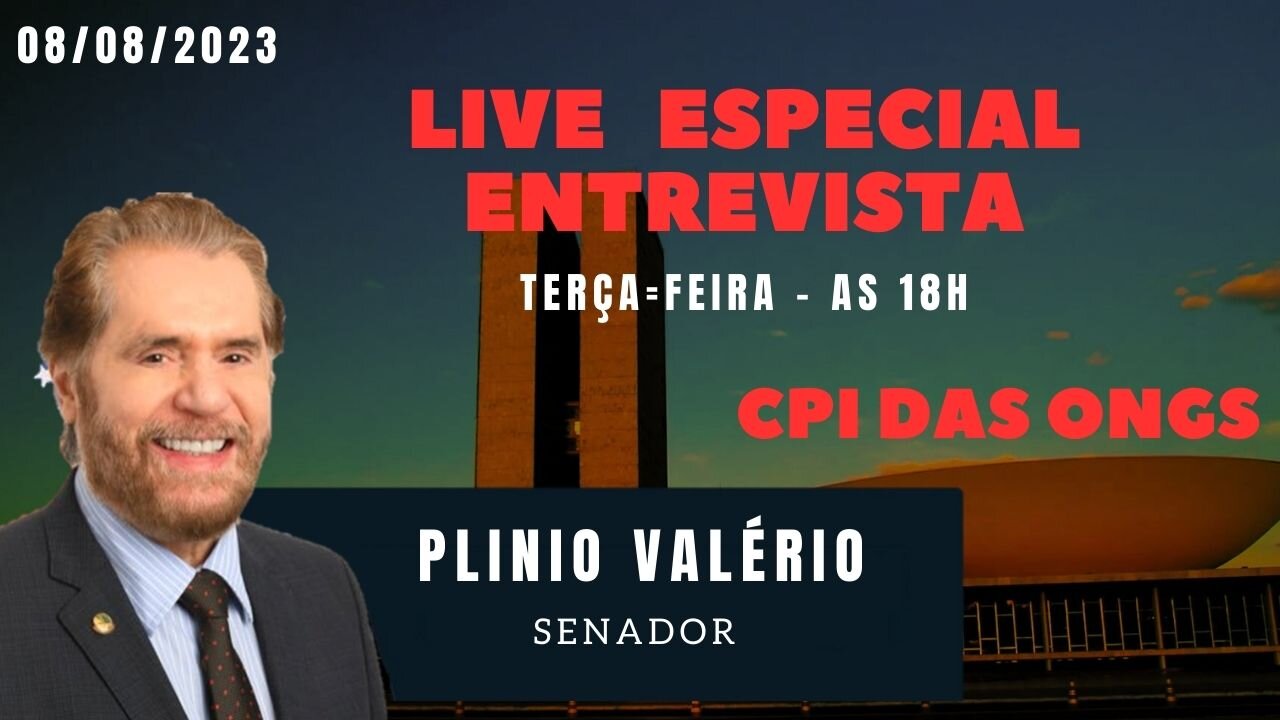 CONVERSA COM O SENADOR PLINIO VALÉRIO - CPI DAS ONGS