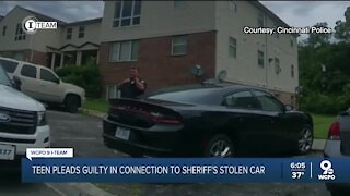 Teens plead guilty in connection to sheriff's stolen car