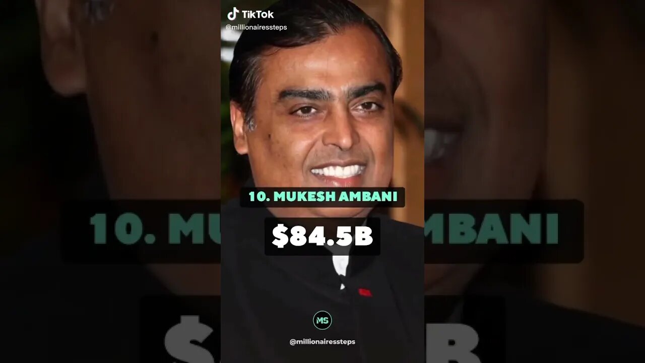 Top 10 Wealthiest People tiktok millionairessteps