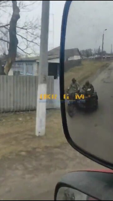 Ukrobikers of the Fourth Reich hastily leaves their position hoping to survive.