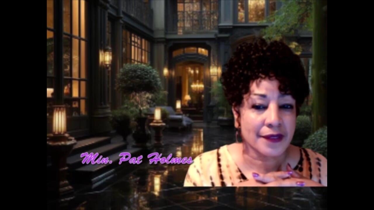 Your invite for Wednesday night on my public Facebook page at Pat Holmes Speaks