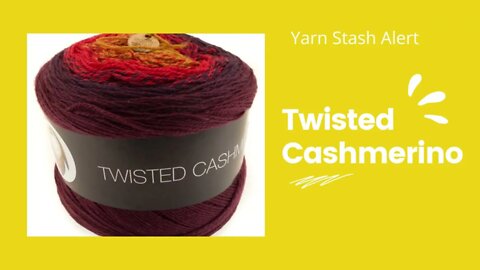 Twisted Cashmerino Yarn #knitting #cashmereyarn