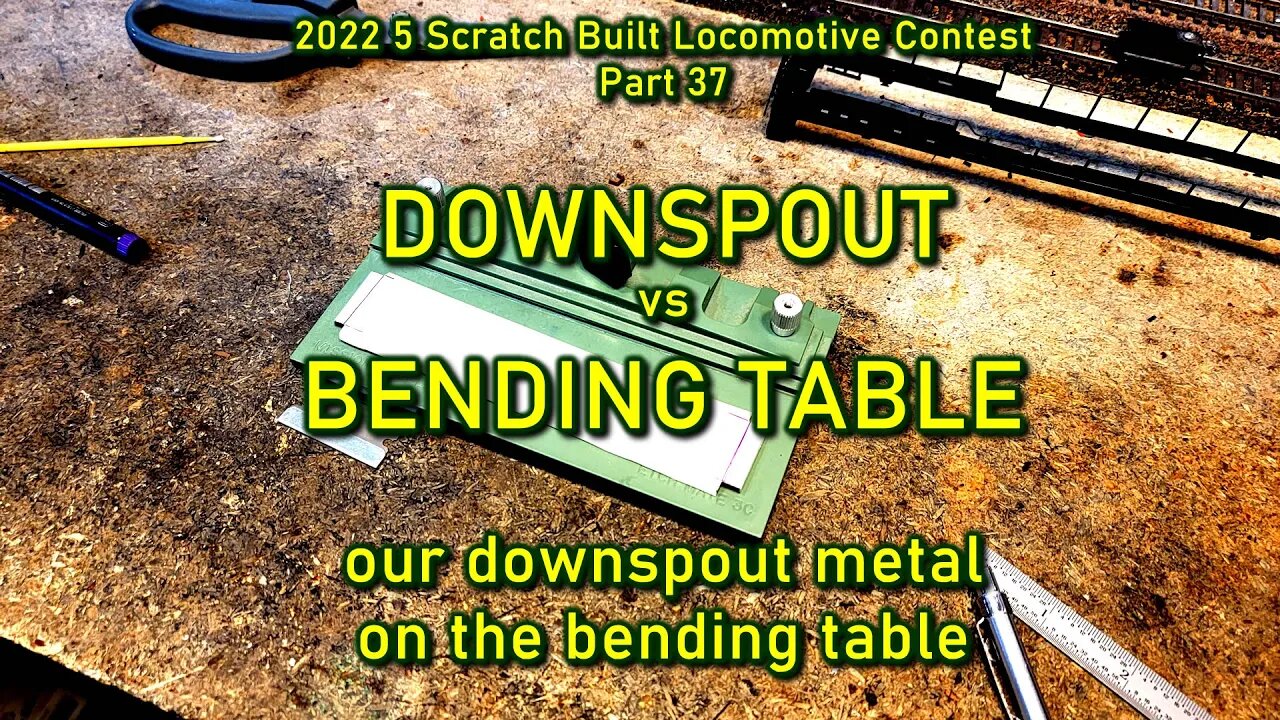 2022 Contest Part 37 Downspout metal vs bending table