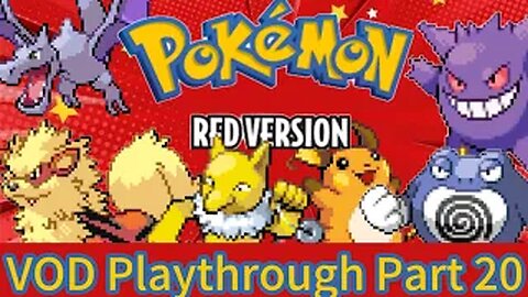 (VOD) Pokémon Red Randomised Live Part:20