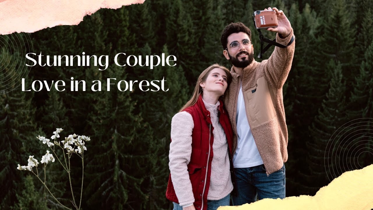 Stunning Couple Love in a Forest