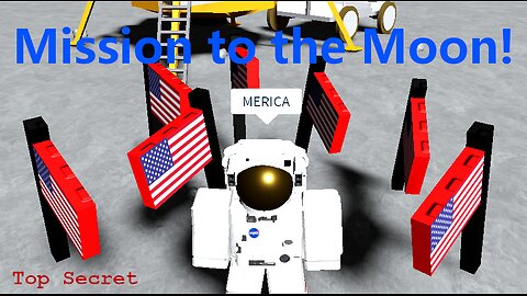 Going to The Moon in Roblox!