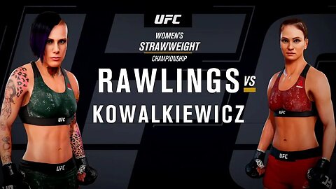 EA Sports UFC 3 Gameplay Karolina Kowalkiewicz vs Bec Rawlings