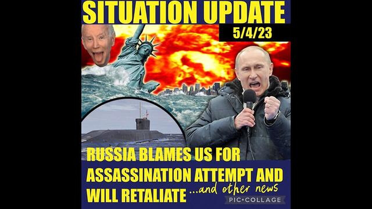 SITUATION UPDATE - RUSSIA RETALIATES FOR ASSASSINATION ATTEMPT! RUSSIA BLAMING US FOR KREMLIN ATTACK