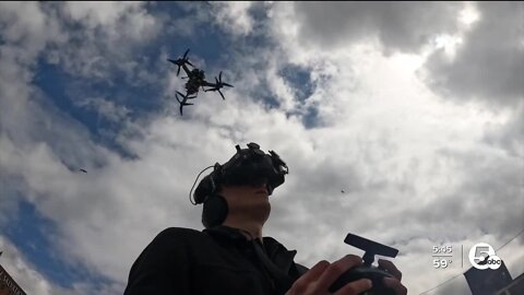 'First-person view' drone pilot films Cleveland from a whole new perspective