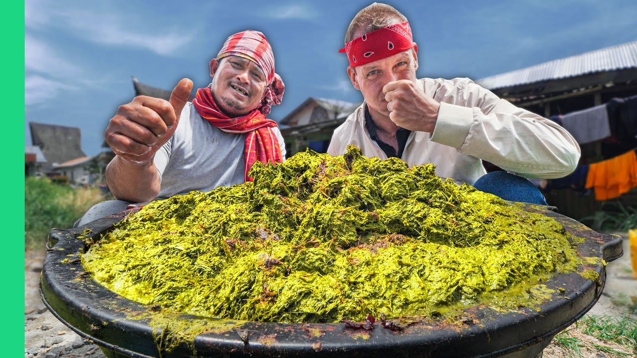 INDONESIA EXTREME KARO TRIBE FOOD