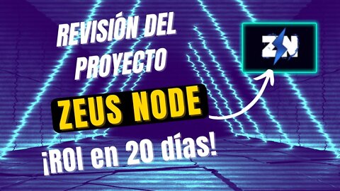 ZEUS NODE FINANCE español 🤑🤑 ROI de 20 DÍAS INGRESOS PASIVOS