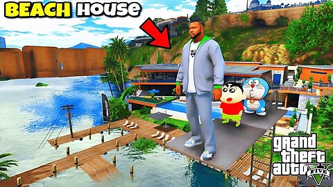 Franklin Build Sea House In GTA 5 #gta5 #gameplay