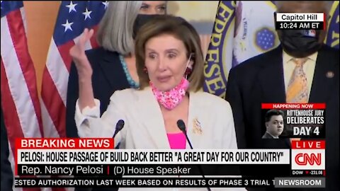 Pelosi Snaps At Reporter When Confronted With CBO Score Facts