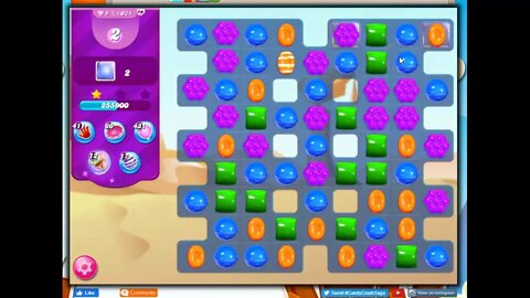 Candy Crush Level 1021 Talkthrough, 16 Moves 0 Boosters