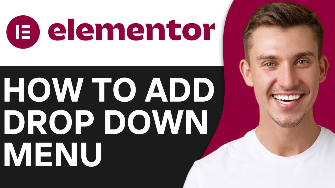HOW TO ADD DROP DOWN MENU IN ELEMENTOR