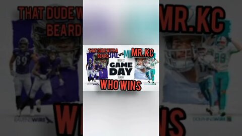Baltimore Ravens vs Miami Dolphins week 2 picks #shorts #nfl #ravens #dolphins