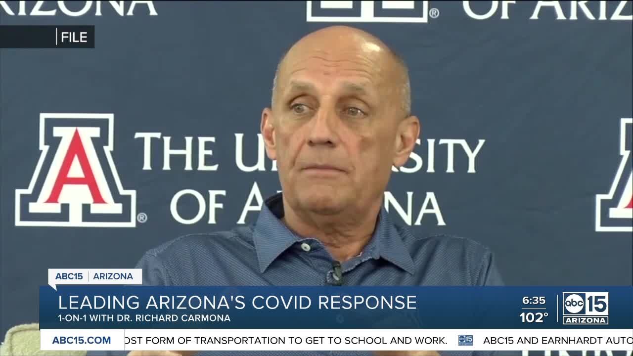 Dr. Richard Carmona says he uses reason not mandates to convince unvaccinated to get their shots