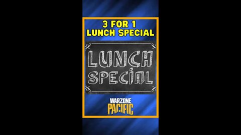 3 for 1 Lunch Special 🍱 | Warzone Shorts #shorts