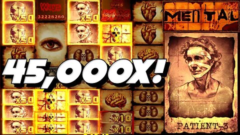 45000X HE WAS SO CLOSE TO A MAX WIN ON MENTAL!