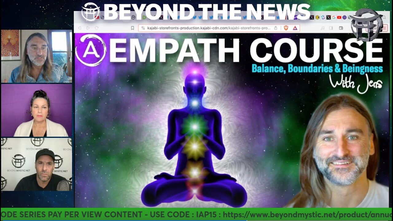 EMPATHY THE NEW ABILITY - BEYOND THE NEWS EXCERPT with JANINE, JENS & JEAN-CLAUDE - AUG 15