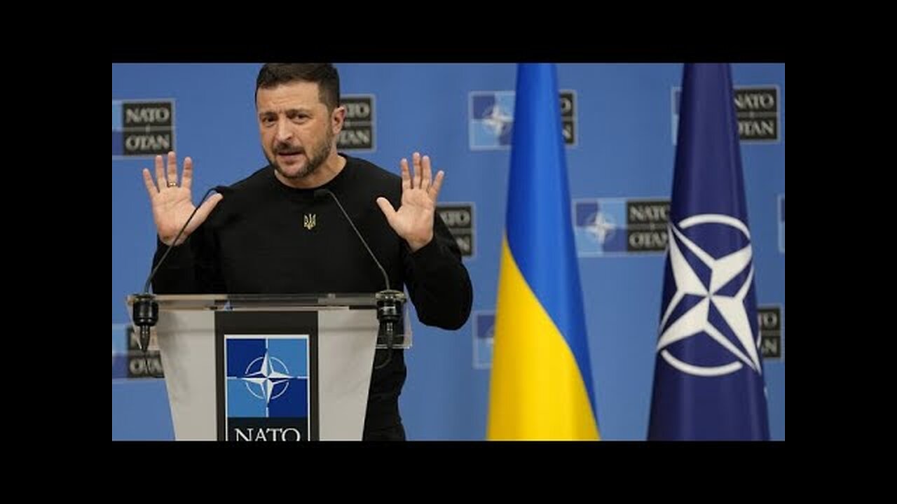 NOTIZIE DAL MONDO Zelensky a Bruxelles:'Ucraina conta su aiuti da 40 miliardi dalla NATO' Dopo il tour nelle capitali europee e al Vaticano,Zelensky ha incontrato i 27 leader dell'UE al Consiglio europeo,poi al quartier generale della NATO