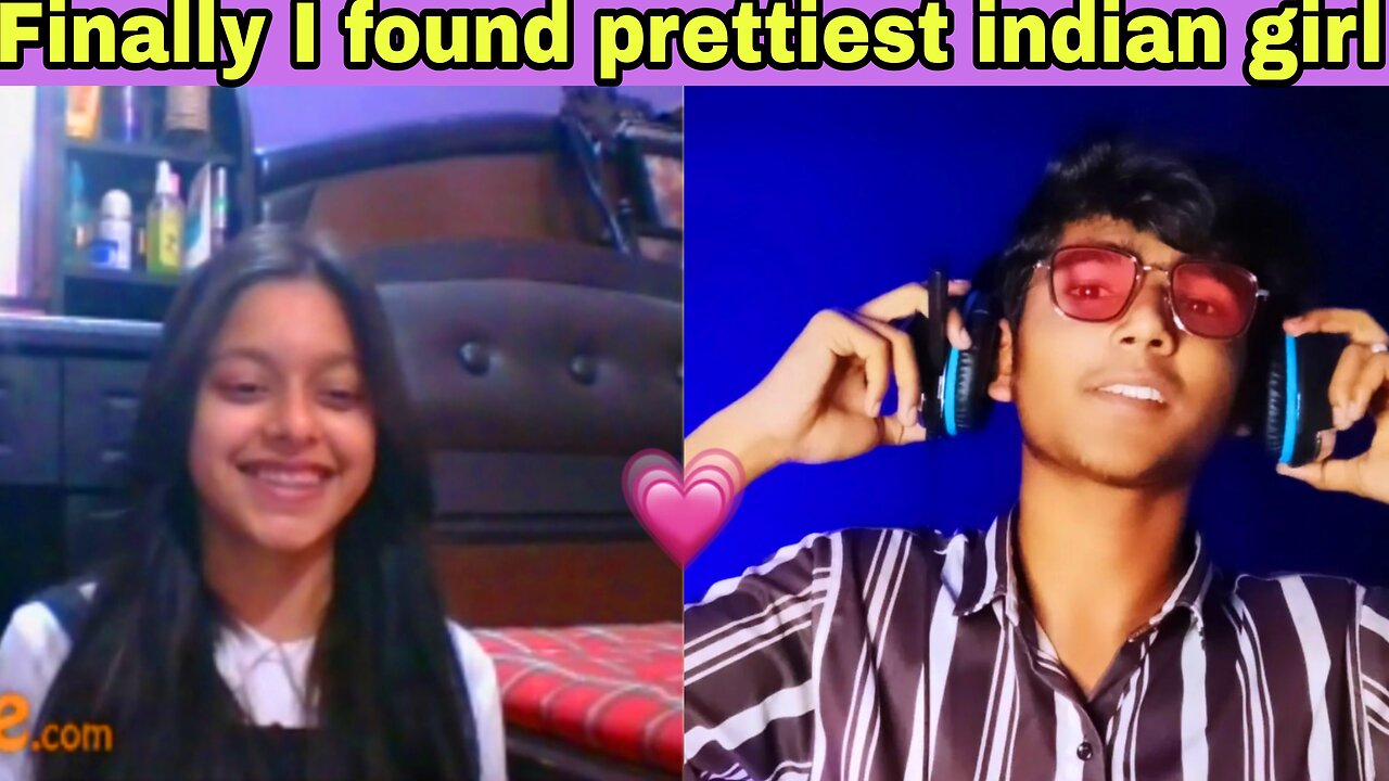 Flirting with indian girl ll akkie pie #indian #prettygirls #omegle