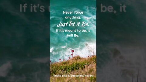 Just Let It Be