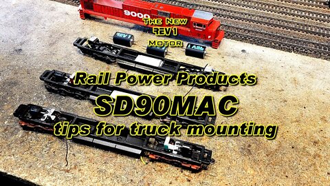 Rail Power Products SD90MAC frame assembly tips