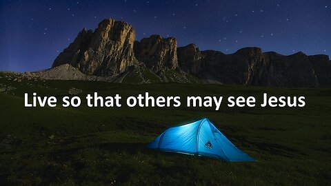 Sermon Only | Live so that others may see Jesus | 20230219