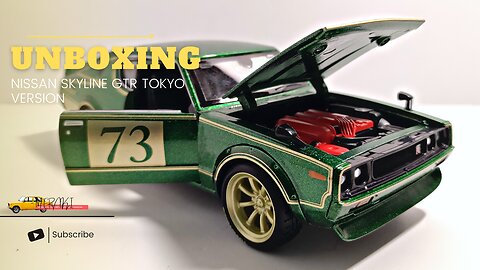 Unboxing Nissan Skyline GTR 😍 | scale 1:24 | Realistic Diecast Car