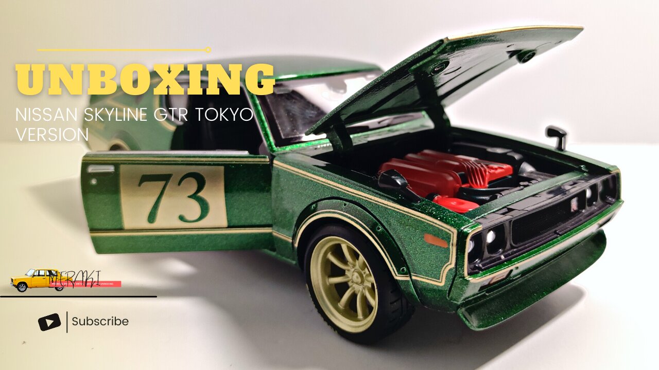 Unboxing Nissan Skyline GTR 😍 | scale 1:24 | Realistic Diecast Car