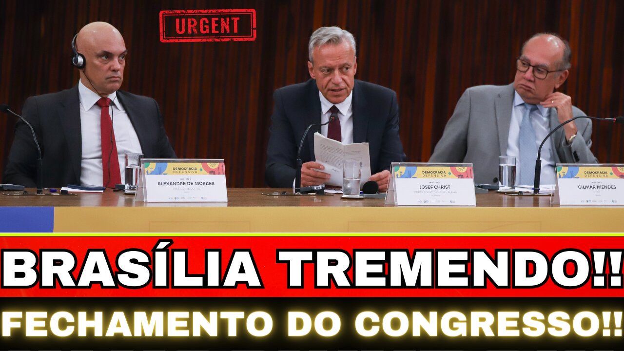 BOMBA!! STF TOMA DECISÃO AS PRESSAS!! FECHAMENTO DO CONGRESSO!! ALERTA TOTAL...
