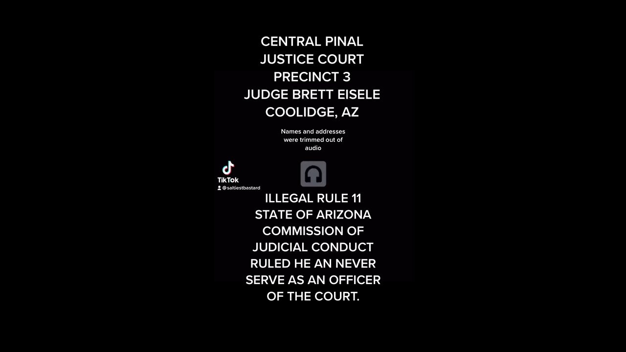 Police SWAT Part 22 The Hearing with (FORMER Judge) Brett Eisele