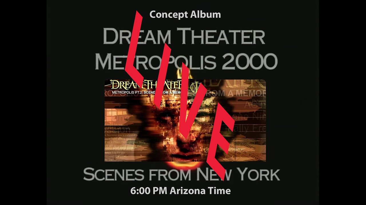 Dream Theater's Metropolis part 2 (Scenes from a Memory) 200 LIVE with Lyrics.