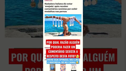 QUE TIPO DE COMENTÁRIO VOCÊ FARIA PARA ESTA FOTO? NADADORA ITALIANA MEDALHAS