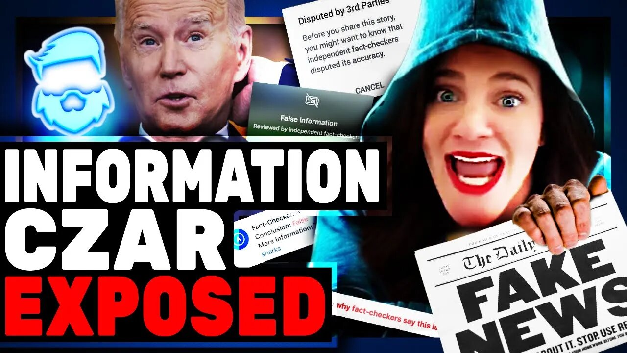 Breaking: Joe Biden's Creepy Information Czar BUSTED Pushing Fake News! 1984 Is Here!