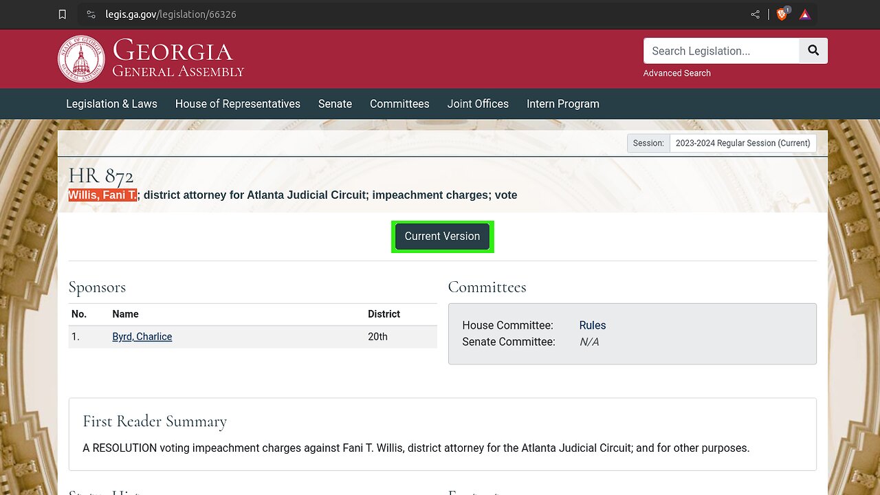 The IMPEACHMENT of FANI WILLIS