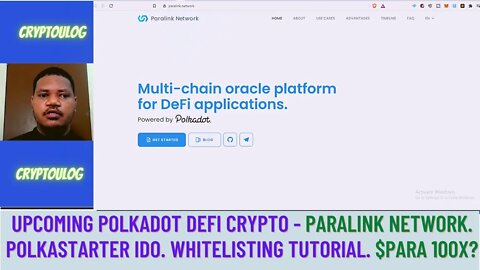 Upcoming Polkadot Crypto - Paralink Network. Polkastarter IDO. Whitelisting Tutorial. $PARA 100X?