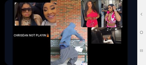 CHRISEAN ROCK GOTT IN MEGA FIGHT AN BLUEFACE STICKS UP FO HERR