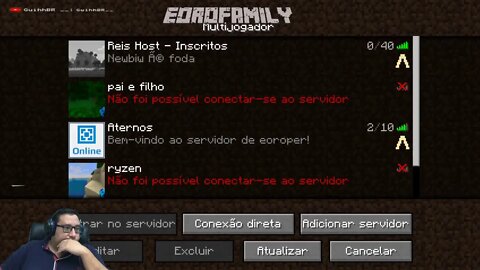 Live de Minecraft 1.15.2 com #pai_eoroper, amigos e Inscritos #12