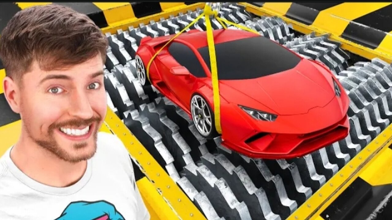 Lamborghini Vs World's Largest Shredder