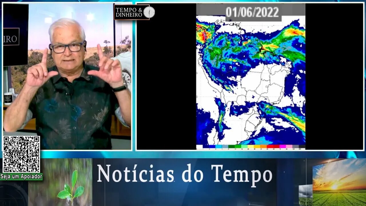 Previsão mostra avanço de chuvas no RS, norte e NE e seco nas demais regiões